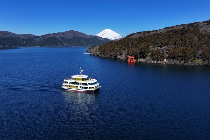 Mt Fuji & Hakone Cruise, Drum Show Bullet Train 1 Day from Tokyo