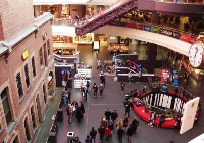 Bourke Street And Melbourne Central