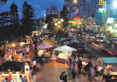 Surfers Paradise Beachfront Markets